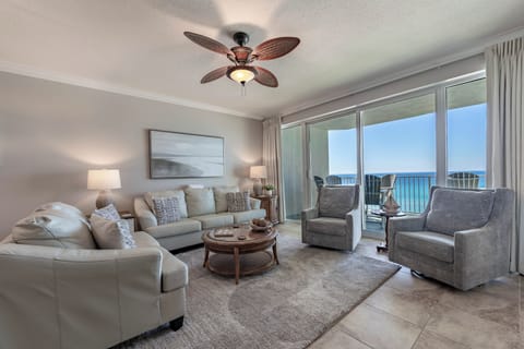 Gulf front living room