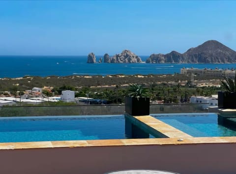 Actual View from Rooftop Infinity Pool and Hot Tub Deck
