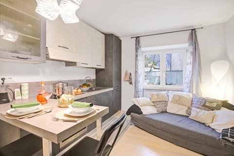 Kitchen and dining area