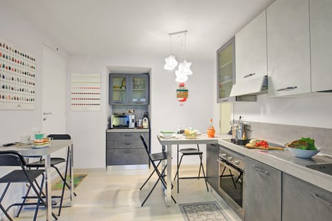 Kitchen and dining area