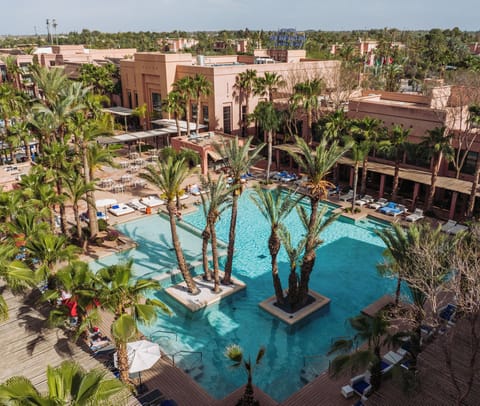 Indoor pool, 2 outdoor pools, pool umbrellas, sun loungers