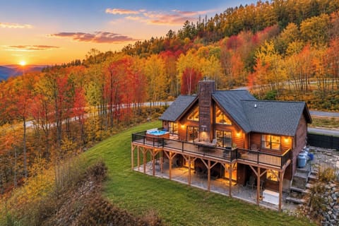 Maine foliage from your own deck. People drive hours for this view and you are already here.