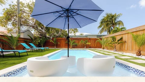 Pool lounging