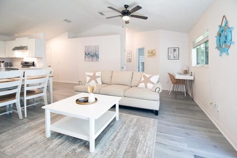 Living room and computer desk