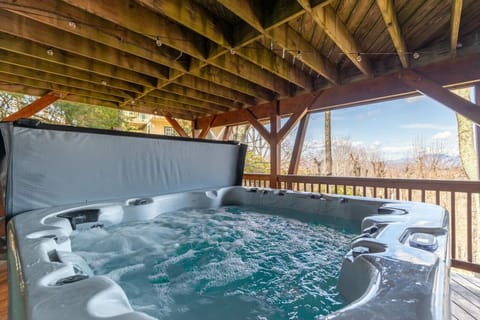 Hot Tub on the Lower Level Deck