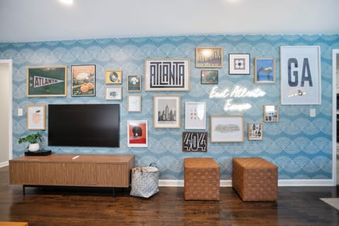 Gallery Wall & living room area