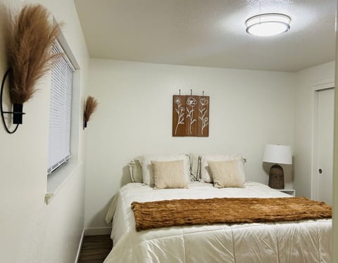 King bed in master