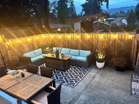 Private patio