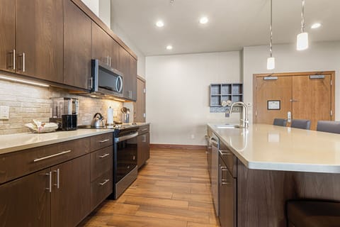 Large fully equipped kitchen
