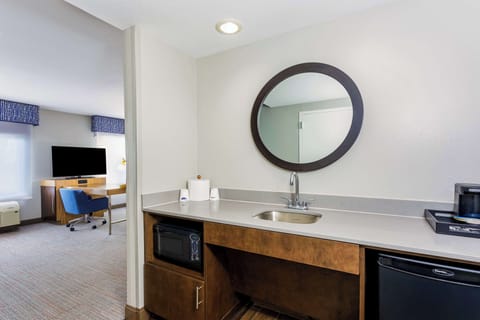 Room, 1 King Bed, Accessible with Roll-In Shower | In-room safe, desk, iron/ironing board, free cribs/infant beds