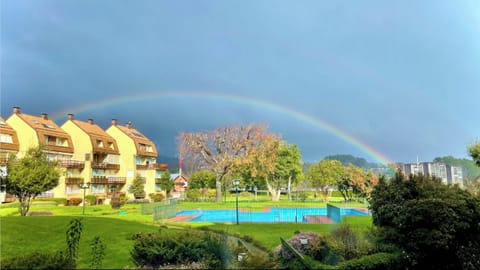 the view from the apartment