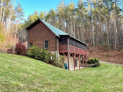 Cabin Exterior with Screened In Porch