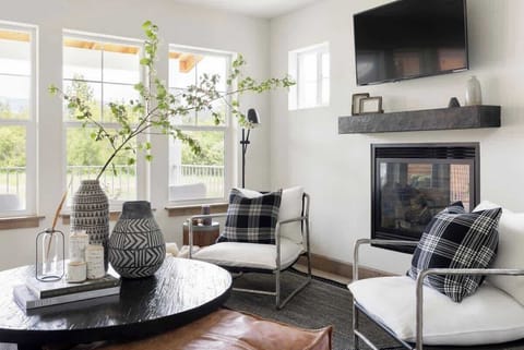 Large windows out main living room. 