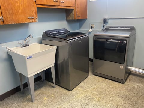 Washer and Dryer in laundry room