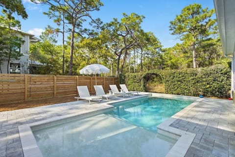 Home features a private fenced in pool with plenty of patio space to bask in the sun!