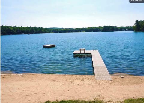 Beach and dock view