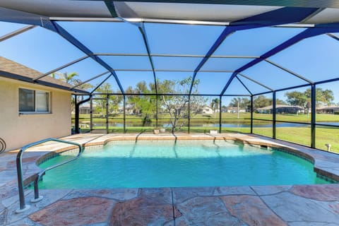 Screened Lanai | Saltwater Pool