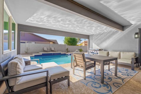 Savor meals with a view – outdoor dining and lounging right by the pool.