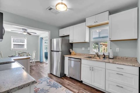 Fully stocked kitchen