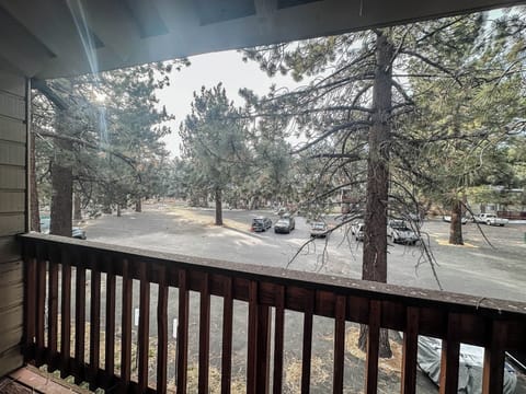 Breathe in the mountain air on the balcony