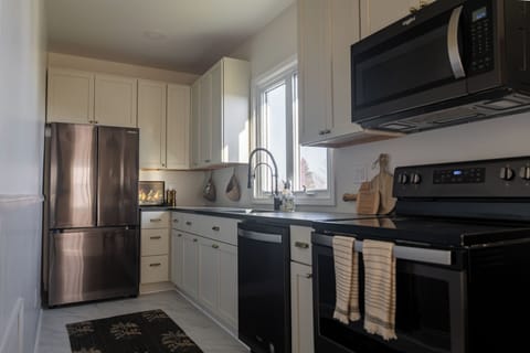 Full Kitchen with cooking supplies if needed.