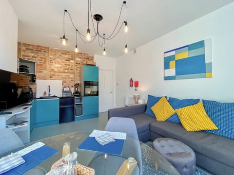 Open plan living space | Apartment Two - Apartments in Gloucester Quays, Gloucester