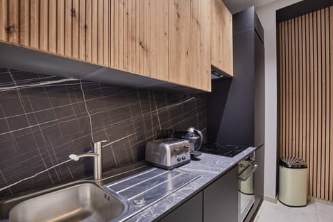 Apartment | Private kitchen | Cleaning supplies