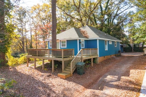 Deck has room for a tree