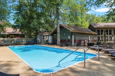 Guests have access to Camp Buffalo's community pool.