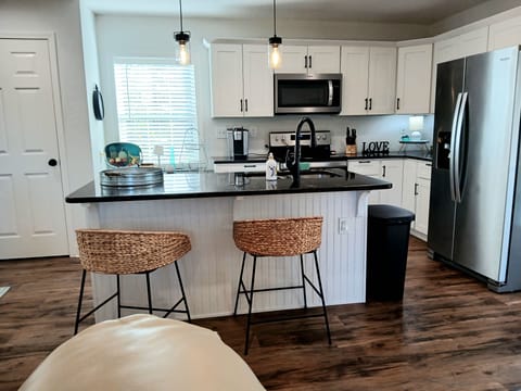 Fully stocked kitchen with everything you need. Just bring the groceries. 😄