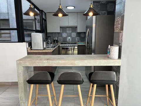 Apartment, Balcony, City View | Private kitchen