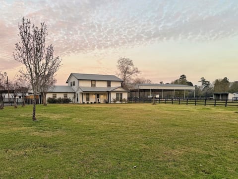 Our spacious front yard is fenced
