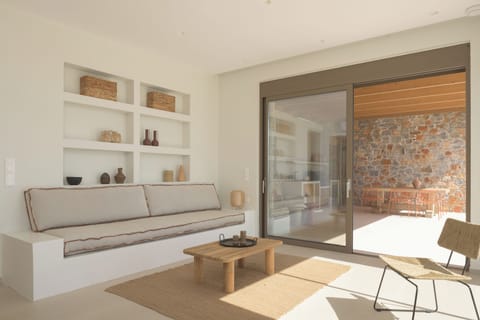 Living room provides a cosy space to relax. 
