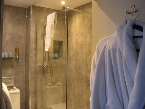 Superior Double Room | Bathroom | Shower, free toiletries, hair dryer, towels