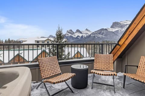 Scenic mountain views from your private top-floor rooftop