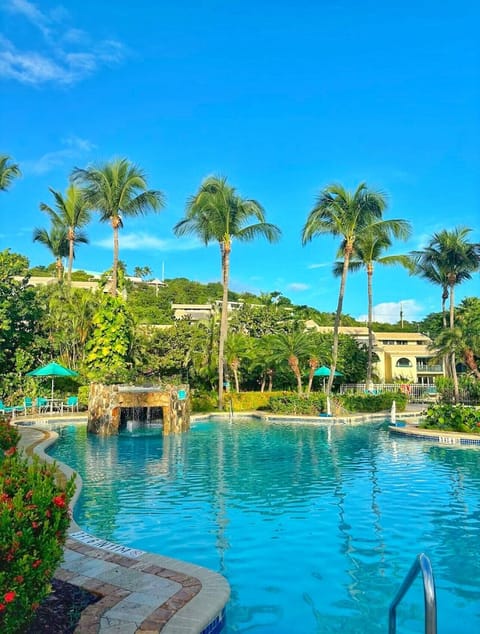 Relax by the pool before heading out for a day of island adventures.