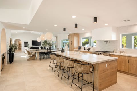 Chef's kitchen with all top of the line appliances perfect for the chef in your group.