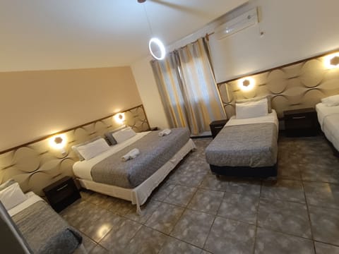 Comfort Quadruple Room, Multiple Beds, Non Smoking | Down comforters, soundproofing, free WiFi, bed sheets