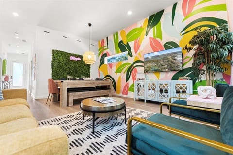 Enjoy seamless living in this open-concept space, where the kitchen, living room, and dining room flow together, creating a perfect atmosphere for entertaining and everyday living.