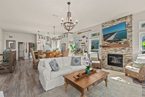 Relaxing Living Room Area for Cozy Lounging and Sleeper Couch 2