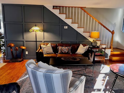 View from front door. Den area.