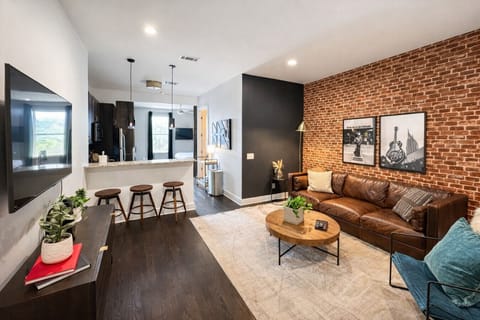 Open concept living/dining/kitchen spaces
