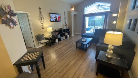 One-story house living room