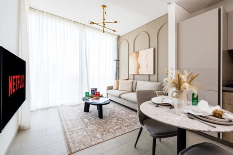 Elegant dining area, perfect for enjoying meals in style and comfort