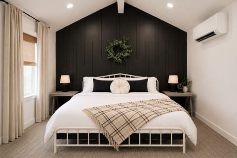 Luxurious King Size Bed with Down Bedding