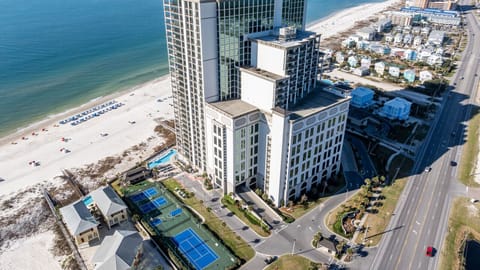Drone view of Oasis Resort