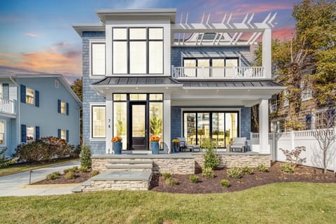 Front View of Home at Dusk