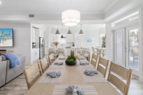 Spacious dining area