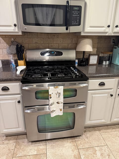 double oven gas stove