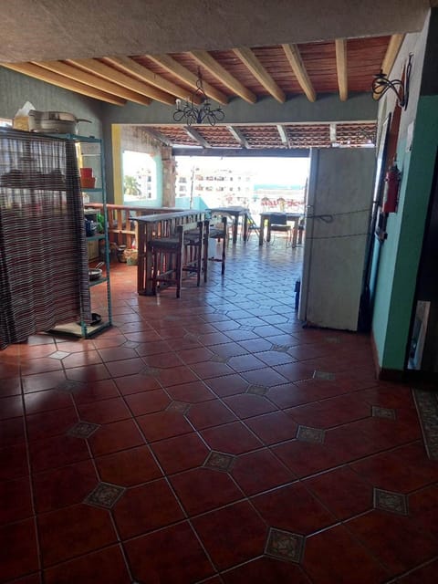 Full-size fridge, oven, cookware/dishes/utensils